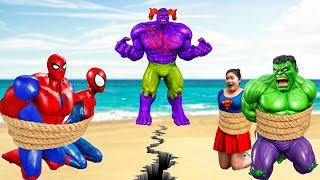 Recuse GREEN HULK Vs SPIDERMAN, SUPER-GIRL: Who Is The King Of Super Heroes ? | LIVE STORY ACTION