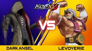 KOFXV Dark Angel (Kyo/Kukri/O.Chris) Vs Levoyerie (Gato/Dolores/Antonov) #kofxv  New Patch