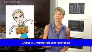 Too Tired to Organize...? | Clutter Video Tip