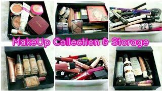 My Entire MakeUp Collection & Storage || Riya Beauty