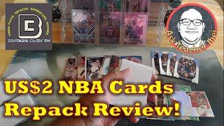 $2 (₱99) NBA Card Repack from Shopee.ph | NBA Cards Series no. 1