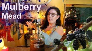 Making a Morat (Mulberry Mead)