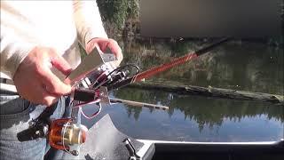 Incredible Robotic fishing Pole, controlled with 1 finger! PLEASE LIKE AND COMMENT!