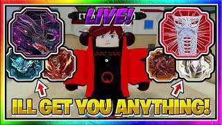 HELPING FANS GET FREE STUFF! Spirits,Weapons, and more! | Shindo Life Live | Shindo Life Codes