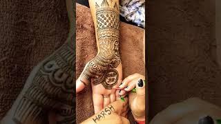 simple mehndi design by mohini mehndi#henna #mohini #design #artist #new #mohini #shortvideo