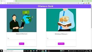 Ethereum Banking Dapp Demo