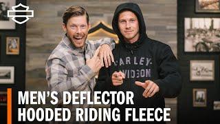 Harley-Davidson Men's Deflector Hooded Riding Fleece Jacket Overview