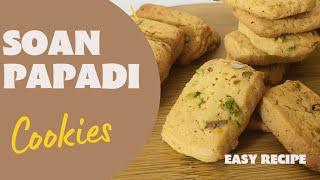 cookies recipe Easy Soan Papdi Cookie Recipe | Crispy Indian Fusion Dessert