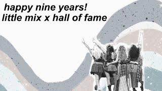 little mix x hall of fame | nine years of little mix