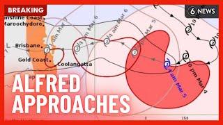 BREAKING: Live coverage as Cyclone Alfred approaches Queensland's coast | 6 News