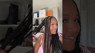 Just a girl ‍️ #knotlessboxbraids #longbraids  #santaclarita  #hairvlog #blackgirlhairstyles