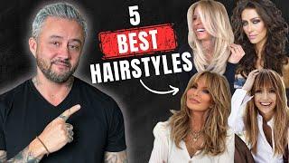 Long Hair After 50: The 5 BEST HAIRSTYLES!!