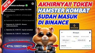 Akhirnya!! Token Hamster Kombat Sudah Masuk Di Binance | Update Hamster Kombat Terbaru