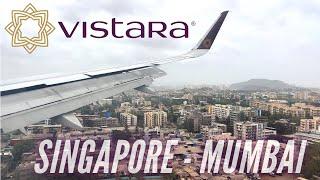 Trip Report | Incredible Vistara! | Singapore - Mumbai | Vistara Economy Class | Airbus A321 NEO