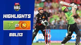 Sydney Thunder v Perth Scorchers | BBL|13