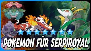 6 Pokemon für den Titan Serpiroyal | Angreifer + Supporter - Vorbereitung