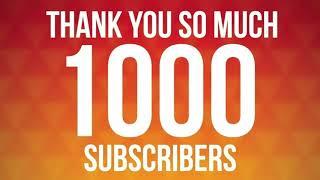 Thank you for 1000 Subscribers  Mahe kitchen