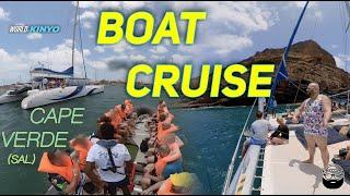 4K CATAMARAN IN CAPE VERDE / SAL (Sal Island All-inclusive Adults-only Catamaran Cruise)