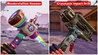 New WONDERSTALLION HAMMER vs CRYOSTASIS IMPACT DRILL (Valorant Best Knife Skin)