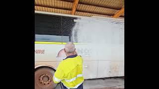 Bus Clean – Nerta's Active Diamond Removes Red Dirt