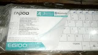 Rapoo Bluetooth Keyboard for Android Smartphone and Tablet : Unboxing and Quick Features