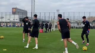 INSIDE TRAINING | Barcelona explosive training today Yamal, Raphinha, Olmo, Lewandoski, Pedri