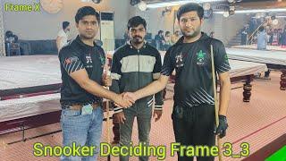 Snooker Deciding Frame 3_3 | Rana Irfan vs Mubashir Raza | 2nd Semifinal Match Frame X Sabzazar #2nd