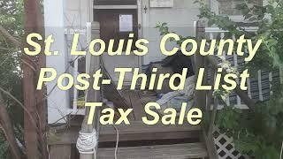 St  Louis County post third tax sale list