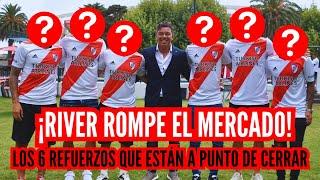 RIVER ROMPE EL MERCADO DE PASES CON 6 REFUERZOS TOP 