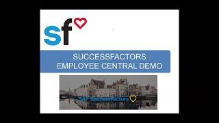 SAP SuccessFactors Employee Central Demo Video, SAP SuccessFactors Employee Central Online Training