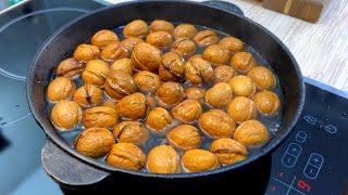 Throw a walnut into boiling water! This secret was told to me by my grandmother!