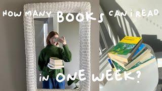 reading as many books as I can in one week