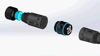 102054 - Cat.6 Shielded RJ45 Outdoor Waterproof Coupler