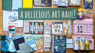 A Deliciously Varied Art Materials Haul: Watercolour Palettes & Papers, Distress Crayons, Books