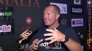 BOM Interview: Patrisha meets Glenn Brown from Redthoot Poker at Battle of Malta October 2023