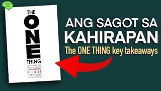 Paano yumaman at mapabilang sa 2% : THE ONE THING tagalog review