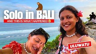 Travelled SOLO to Uluwatu BALI and this is WHAT HAPPENED! | Bali Travel Vlog 2024 | Things to do