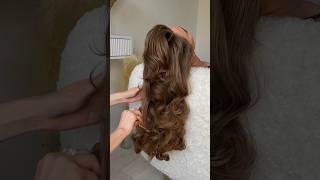 Вы будете в шоке от результатаСамая объемная укладка #прически #hairstyle #hairtutorial #локоны