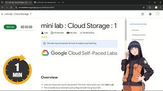 mini lab : Cloud Storage : 1 | #qwiklabs | #quickgcplab