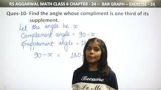 Q.9 to 12 Ex - 7A - Ch - 7 - Lines and Angles | RS Aggarwal Math class 9 | RN Glory