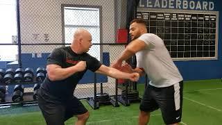 Football Hand Fighting Drill w/ Abdullah Anderson