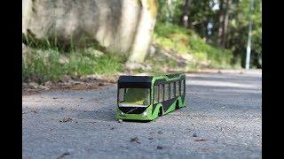 How to make a toy bus at home | Amazing Volvo 7900 Electric Hybrid bus | DIY miniature model