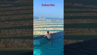 Burj Al Arab। Burj khalifa। Dubai। Palm Jumeirah view। #viral #burj #dubaibeach #religion #trending