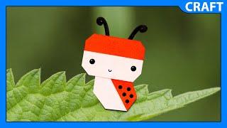 Cute Ladybug | Easy Paper Crafts | DIY Tutorial | Summer Craft Ideas