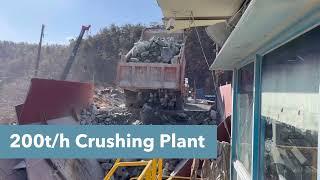 Jaw Crusher, Cone Crusher, Vibrating Screen Working Process in Crushing Plant