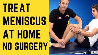 Treat Meniscal Injury at Home Without Surgery