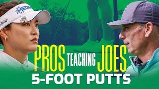 Learn how to make more short putts from a professional golfer