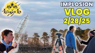 Watching the Kingda Ka Implosion Vlog 2/28/25 | Six Flags Great Adventure