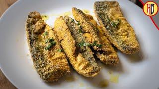 Easy Mackerel Fillets deep fried, in polenta flour