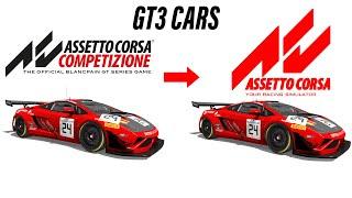 GRID to GRID - Assetto Corsa Competizione Carlist to Assetto Corsa - GT3 Class [COMPLETE GRID]